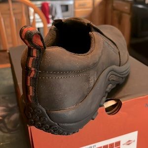 Merrell | JUNGLE MOC Slip-On Shoes Black Suede Shoes 10.5